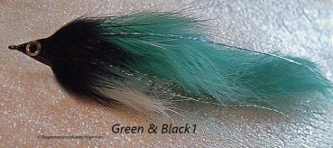 Pike Streamer Green & Black